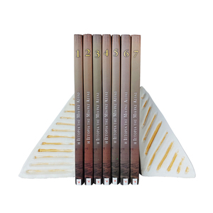 Βιβλιοστάτες πήλινοι χειροποίητες πυραμίδες 9x16x13cm το 1τμχ - 3d, αξεσουάρ γραφείου - 3