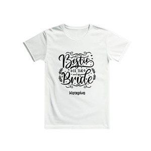 Γυναικείο T-Shirt λευκό για πάρτι νύφης - Bestie of the Bride - t-shirt, είδη για πάρτυ