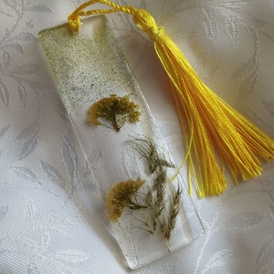 "Flower Blossom Bookmarks" Σελιδοδείκτες από υγρό γυαλί - γυαλί, σελιδοδείκτες - 2