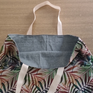Υφασμάτινη Τσάντα Ωμου tote bag, shoping bag Χρωματιστή! - ύφασμα, ώμου, μεγάλες, tote, πάνινες τσάντες - 4