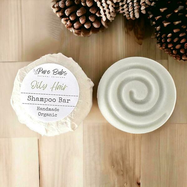 Στέρεο σαμπουάν - Shampoo Bar - για λιπαρά μαλλιά - 80γρ. - χειροποίητα, οικολογικό, σαπούνια - 4