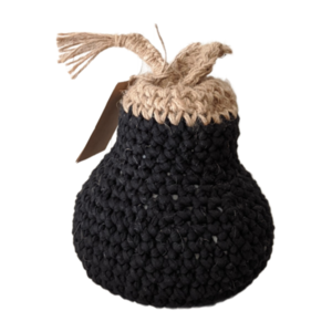 Πλεκτό Αχλάδι Jute – Crochet Jute Pear - ύφασμα, νήμα, διακοσμητικά
