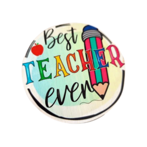 Ξύλινο Μαγνητακι για τη δασκάλα / δάσκαλο - μαγνητάκια, για δασκάλους, η καλύτερη δασκάλα