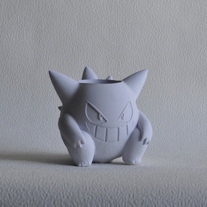 Διακοσμητικό Γλαστράκι Pokemon Gengar από τσιμέντο 9 cm | Concrete Decor - τσιμέντο, διακοσμητικά