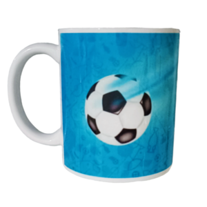 Κεραμική προσωποποιημένη κούπα "football" - όνομα - μονόγραμμα, πορσελάνη, ποδόσφαιρο, κούπες & φλυτζάνια, προσωποποιημένα - 2