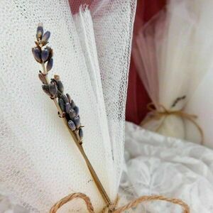 Μπομπονιέρα με λουλούδι λεβάντας - γάμου - 3