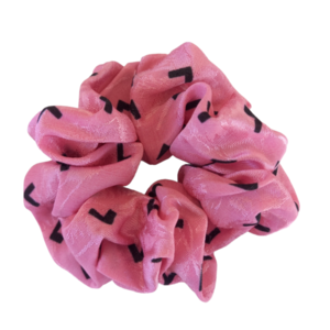 scrunchie ροζ απόχρωση - ύφασμα, λαστιχάκια μαλλιών