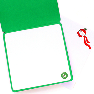 Χριστουγεννιάτικη 3d ευχετήρια τετράγωνη κάρτα "Candy Christmas" με δέντρο - χαρτί, ευχετήριες κάρτες, δέντρο - 5