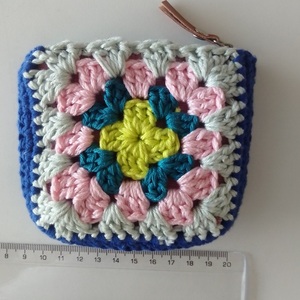 Πλεκτό πορτοφόλι - Crochet Purse - νήμα, πορτοφόλια κερμάτων - 2