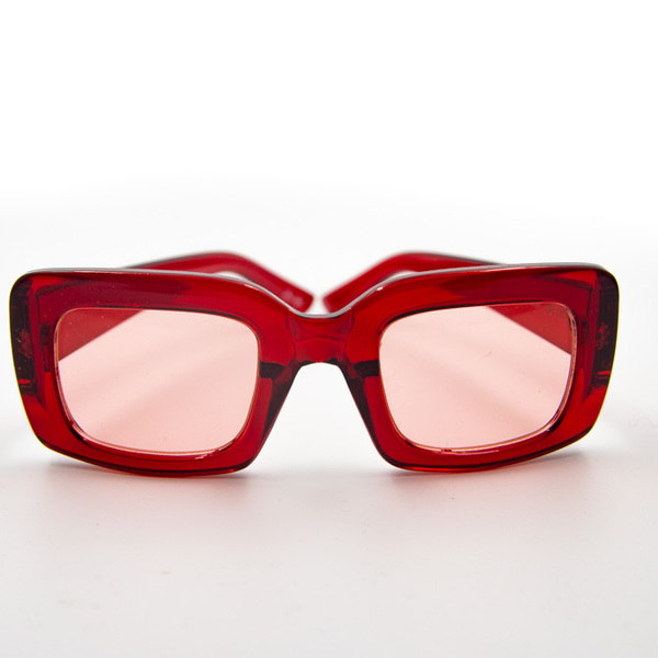 Γυαλιά ηλίου μεγάλα τετράγωνα με 100% UV προστασία από τον ήλιο - αλυσίδες, γυαλιά ηλίου, κορδόνια γυαλιών, θήκες γυαλιών - 3