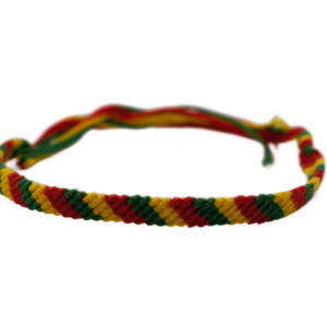 Χειροποίητο βραχιολάκι (Rastafarian) - νήμα, boho, δώρα γενεθλίων, χεριού, unisex gifts