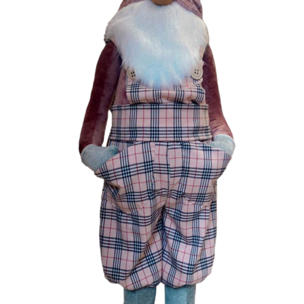 Χειροποίητη κούκλα χριστουγεννιατικο ξωτικό ύψος 1,30cm - ύφασμα, διακοσμητικά, χριστουγεννιάτικα δώρα