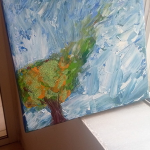 "the tree" - πίνακες & κάδρα, πίνακες ζωγραφικής - 3