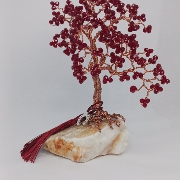 Red bonsai - γυαλί, πέτρα, σπίτι, μέταλλο, διακοσμητικά - 3