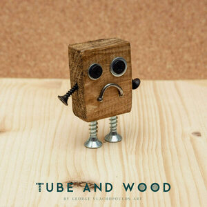 Crazy Robot Διακοσμητικό- TAWCR0022 - ξύλο, mdf, μέταλλο, διακοσμητικά - 3