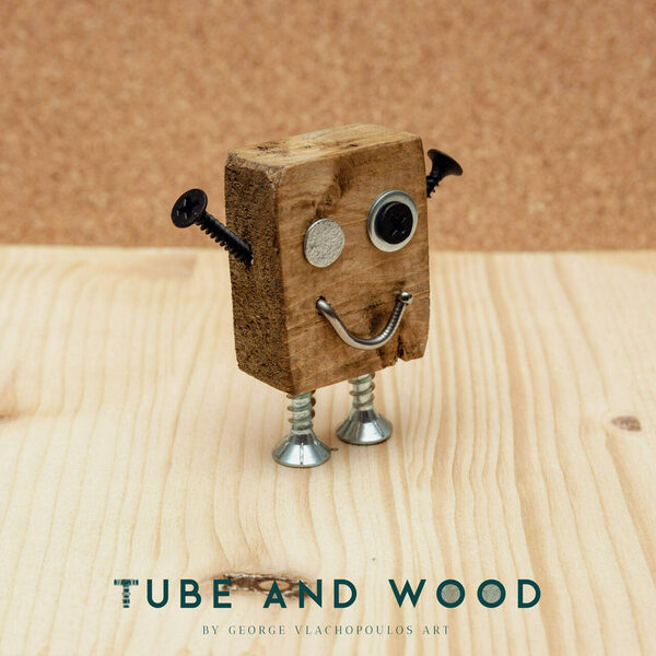 Crazy Robot Διακοσμητικό- TAWCR0026 - ξύλο, mdf, μέταλλο, διακοσμητικά - 2