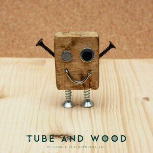 Crazy Robot Διακοσμητικό- TAWCR0026 - ξύλο, mdf, μέταλλο, διακοσμητικά - 3
