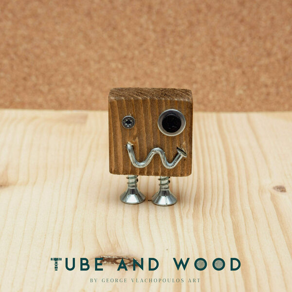 Crazy Robot Διακοσμητικό- TAWCR0029 - ξύλο, mdf, μέταλλο, διακοσμητικά - 2