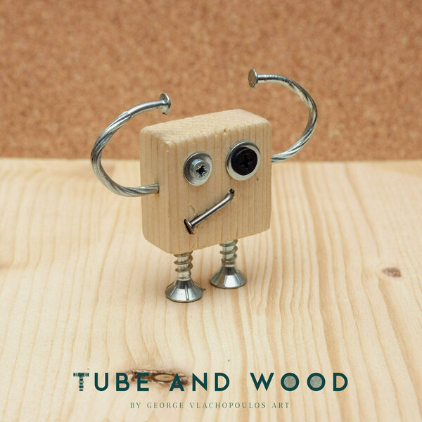 Crazy Robot Διακοσμητικό- TAWCR045 - ξύλο, mdf, μέταλλο, διακοσμητικά - 3