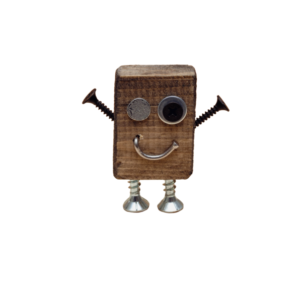 Crazy Robot Διακοσμητικό- TAWCR0027 - ξύλο, mdf, μέταλλο, διακοσμητικά