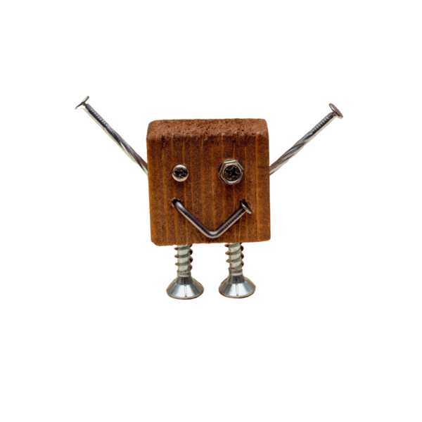 Crazy Robot Διακοσμητικό- TAWCR0019 - ξύλο, mdf, μέταλλο, διακοσμητικά