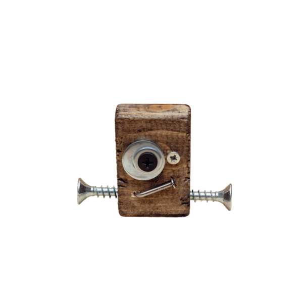 Crazy Robot Διακοσμητικό- TAWCR0018 - ξύλο, mdf, μέταλλο, διακοσμητικά