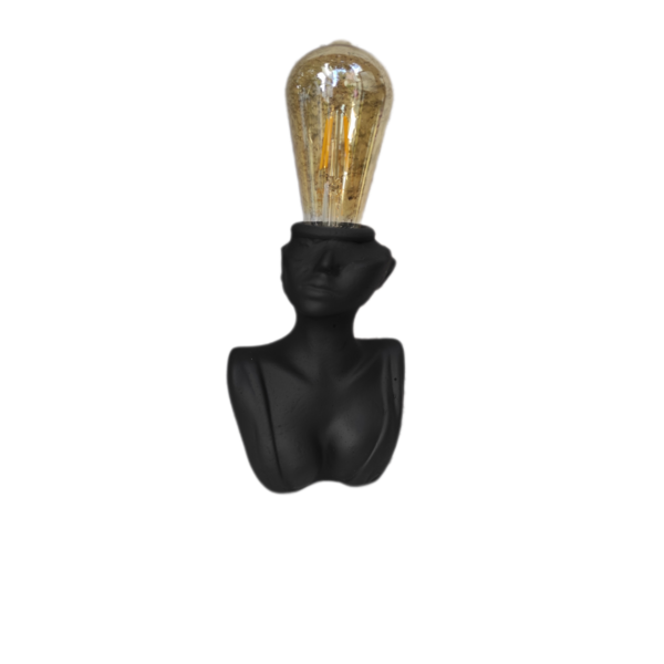 Φωτιστικό Γυναικείο άγαλμα "Αφροδίτη" από τσιμέντο 12x16εκ. *Ε27 - πορτατίφ, τσιμέντο, διακοσμητικά