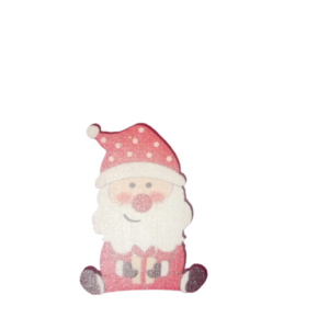 Χριστουγεννιάτικος διακοσμητικός μικρός θόλος "Άγιος Βασίλης" - ξύλο, πλαστικό, άγιος βασίλης, δέντρο, προσωποποιημένα - 4