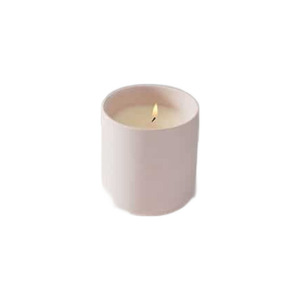 Κερί Σόγιας σε κεραμικό δοχείο με ξύλινο φυτίλι 375ml - αρωματικά κεριά, κερί σόγιας, vegan κεριά