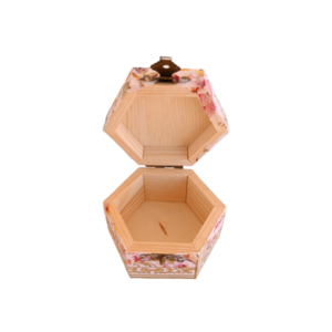 Διακοσμητικό ξύλινο κουτί δώρου με πεταλούδες / μικρό / ξύλινο / Twice Treasured - ξύλο - 4