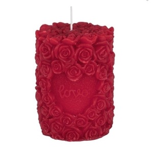Love Τριαντάφυλλο αρωματικό κερί - τριαντάφυλλο, αρωματικά κεριά, κεριά, κεριά & κηροπήγια - 2