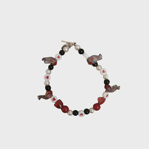 "Love is in the air " bracelet1 - charms, σταθερά, πέρλες, χεριού, φθηνά