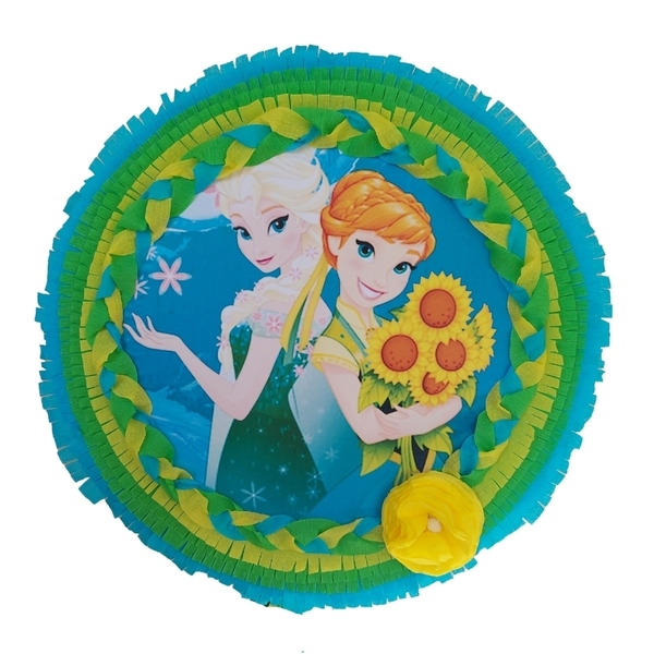 Χειροποίητη πινιάτα Έλσα και Άννα 1 (38 εκ) - παιχνίδι, κορίτσι, δώρο, χειροποίητα, παιδί, πάρτυ, πριγκίπισσα, γενέθλια, πινιάτες, έκπληξη, ήρωες κινουμένων σχεδίων