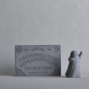 Διακοσμητικός δίσκος Ouija Board 20 cm| Halloween Concrete Decor - τσιμέντο, halloween, διακοσμητικά - 2