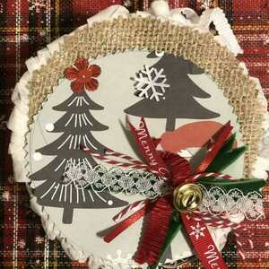 Χριστουγεννιάτικη πινιάτα(μίνι 13εκ) - χαρτί, πινιάτες, δασκάλα, χριστουγεννιάτικα δώρα, προσωποποιημένα - 5