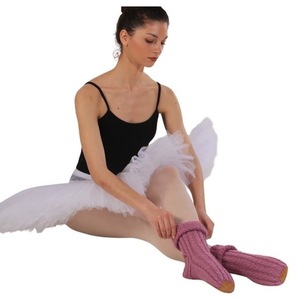 Μάλλινες κάλτσες προθέρμανσης για μπαλέτο - μαλλί, ακρυλικό - 2