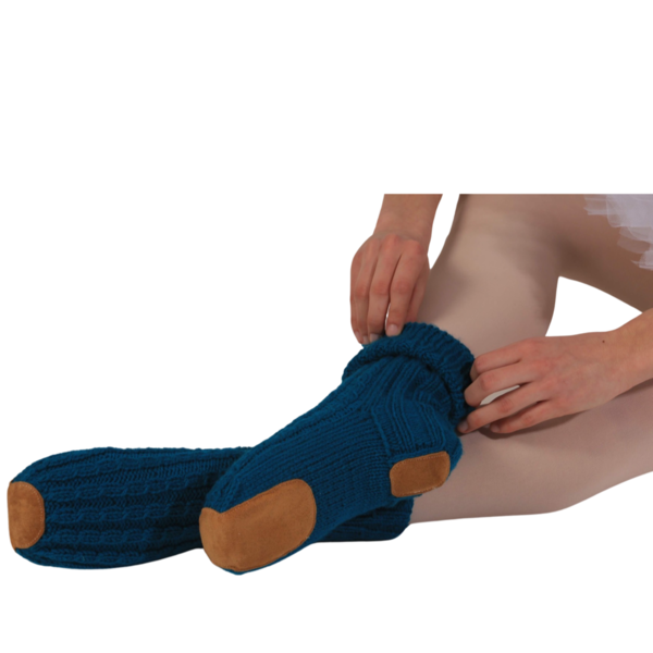 Μάλλινες κάλτσες προθέρμανσης για μπαλέτο - μαλλί, ακρυλικό