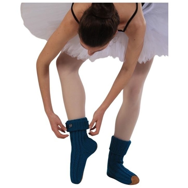 Μάλλινες κάλτσες προθέρμανσης για μπαλέτο - μαλλί, ακρυλικό - 4