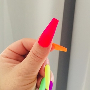 Press On Nails - Neon Multi - μακιγιάζ και νύχια - 3