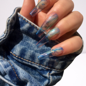 Press On Nails - Tie Dye Jelly - μακιγιάζ και νύχια