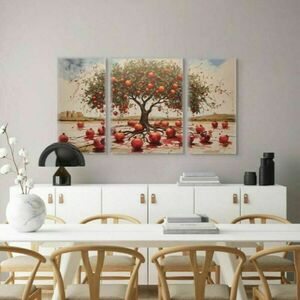 Pomegranate - 3πτυχο 80x140cm (80x40-80x60-80x40) αριθμημένο συλλεκτικό αντίτυπο σε καμβά - πίνακες & κάδρα, καμβάς, πίνακες ζωγραφικής - 2