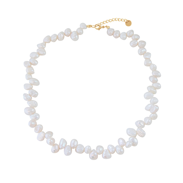 Κολιέ Από Μαργαριτάρια Ακανόνιστα Επίχρυσο ''Pearls" - μαργαριτάρι, επιχρυσωμένα, κοντά, layering, boho