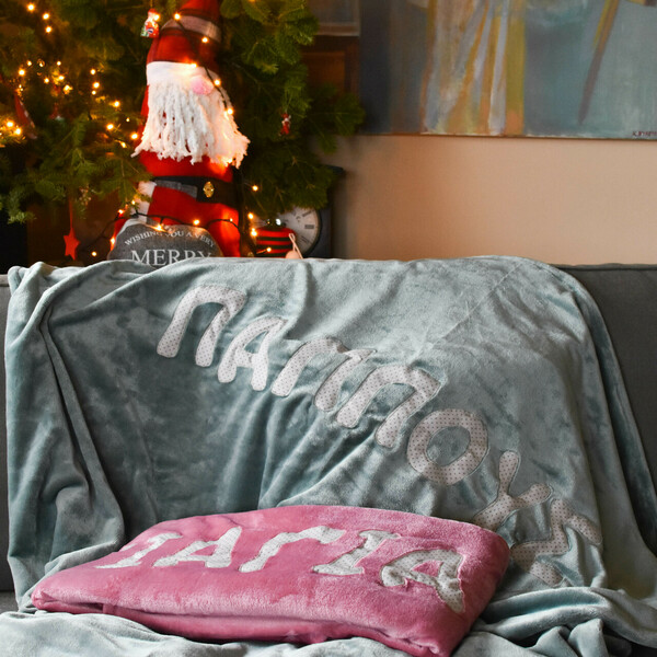 Κουβέρτα "Γιαγιά" για τον καναπέ, 140x190εκ. - δώρο για τη γιαγιά, κουβέρτες - 3