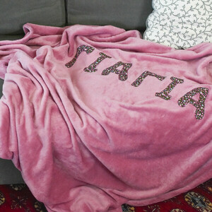 Κουβέρτα "Γιαγιά" για τον καναπέ, 140x190εκ. - δώρο για τη γιαγιά, κουβέρτες - 2