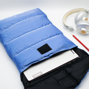 Μπλε Θήκη Tablet - Puffer Θήκη Laptop - Τσάντα Φάκελος Tablet - Προστασία Laptop - Αδιάβροχη Τσάντα Βινυλίου - ύφασμα