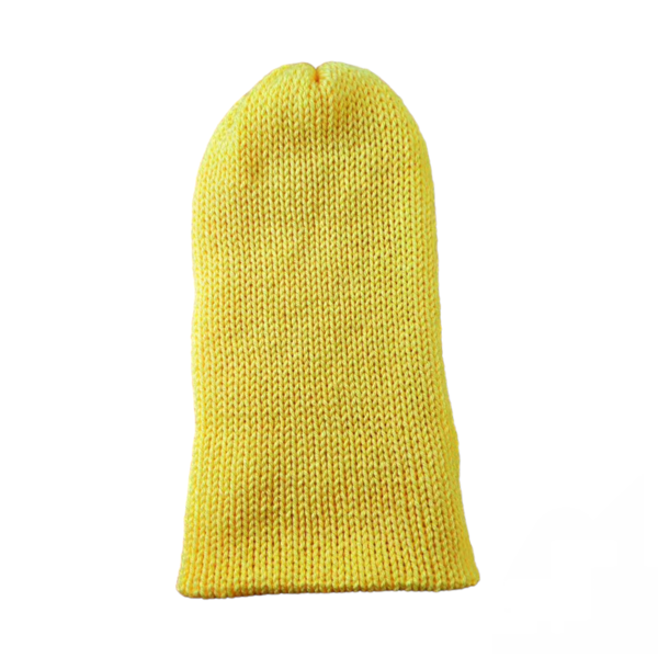 Unisex πλεκτός σκούφος σε κίτρινο χρώμα - ακρυλικό, χειροποίητα, unisex, σκουφάκια - 2