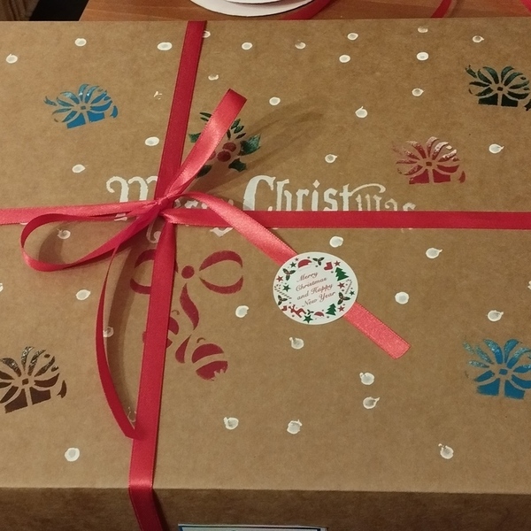 Χριστουγεννιάτικο Σετ κουτί με δώρα - ξύλο, πλαστικό, χαρτί, σετ δώρου, προσωποποιημένα - 2