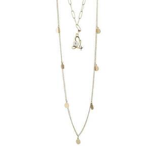 Lucky charm necklace 2024 #2 - επιχρυσωμένα, μακριά, ατσάλι, γούρια, φθηνά