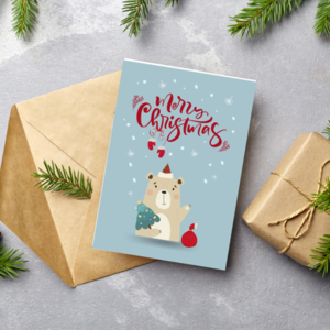 ΚΑΡΤΑ MERRY CHRISTMAS - κάρτες