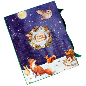 Ημερολόγιο αντίστροφης μέτρησης για τα Χριστούγεννα σε βιβλίο με κουτάκια - χαρτί, άλμπουμ, χριστουγεννιάτικα δώρα - 5